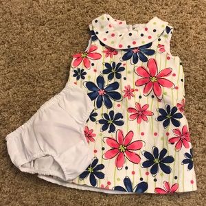 Baby sun dress and bloomers